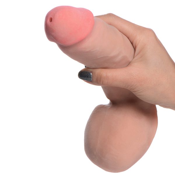 Loadz 8 in. Dual Density Squirting Dildo Light - Image 7
