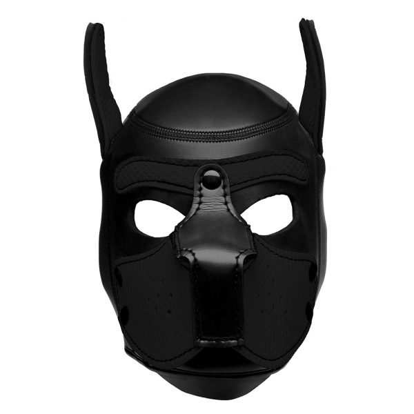 Master Series Spike Neoprene Puppy Hood Black - Image 3