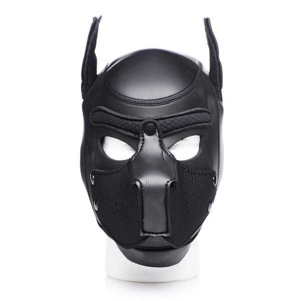 Master Series Spike Neoprene Puppy Hood Black - Image 6