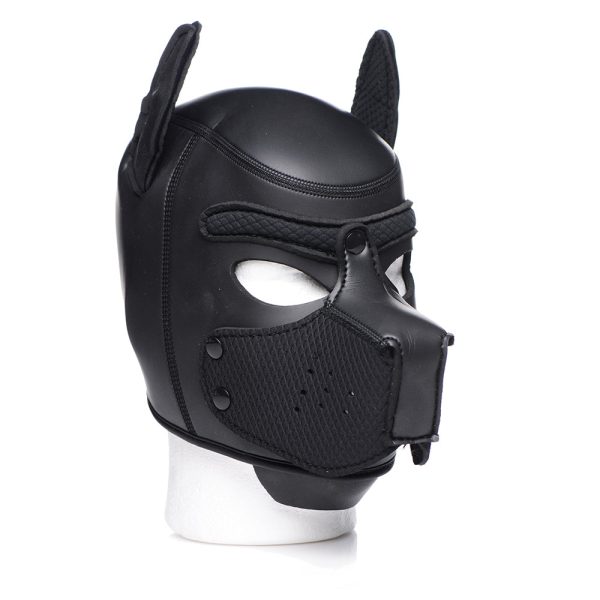 Master Series Spike Neoprene Puppy Hood Black - Image 7