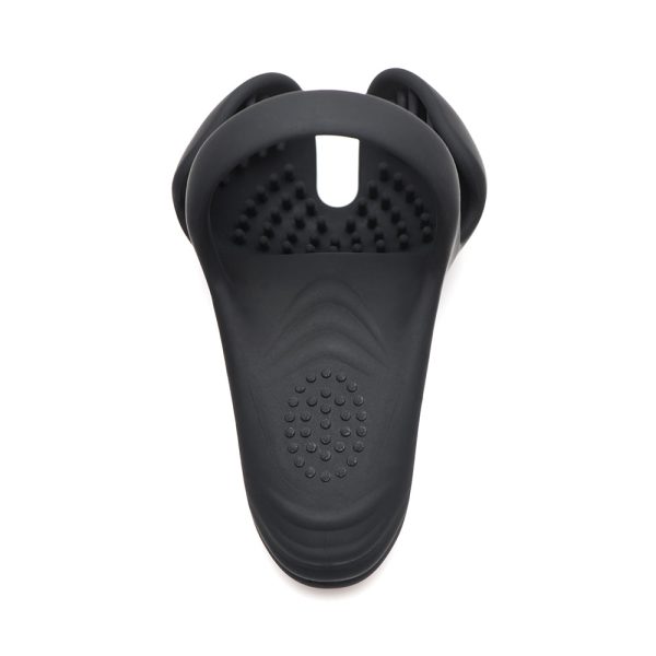 Trinity Men 10X Silicone Cock & Ball Ring with Taint Stim and Remote Control - Image 3