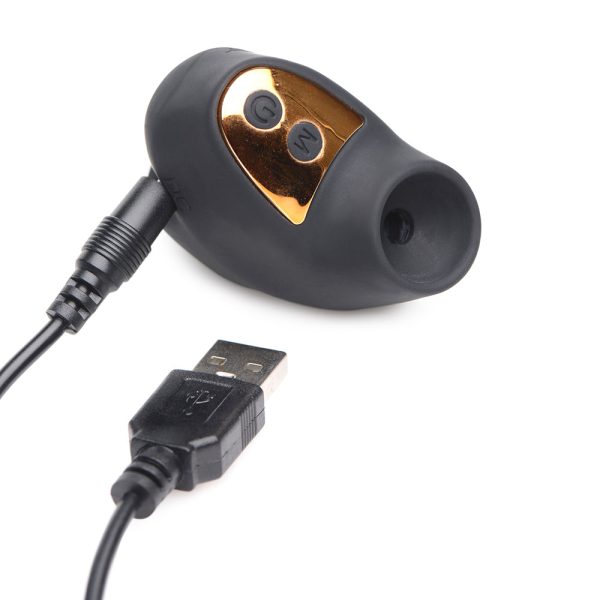 Shegasm Mini 12X Mini Silicone Clit Stimulator Black - Image 8