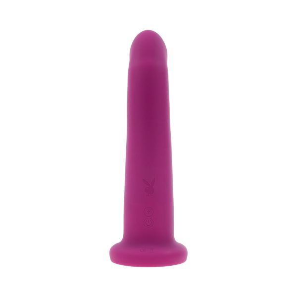 Playboy Fluffle Rechargeable Vibrating Dual Stimulator Silicone Purple - Image 3