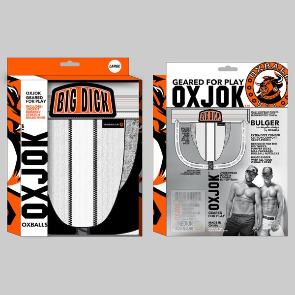 Oxballs Oxjok Bulger Pumper-Sack Slider Jock White Snow M - Image 6