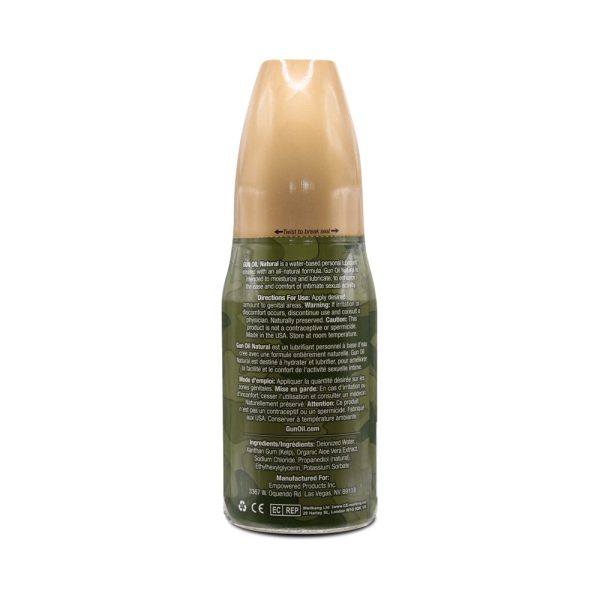 Gun Oil Natural Water-Based Lubricant 8 oz. - Image 2