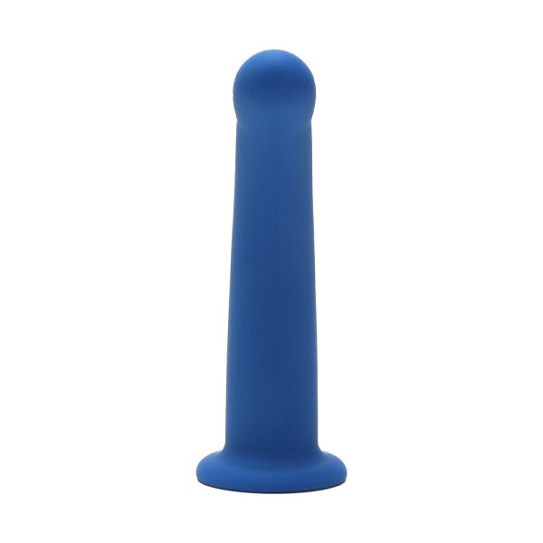 Me You Us 6 in. Curved Silicone Dildo Blue - Image 2