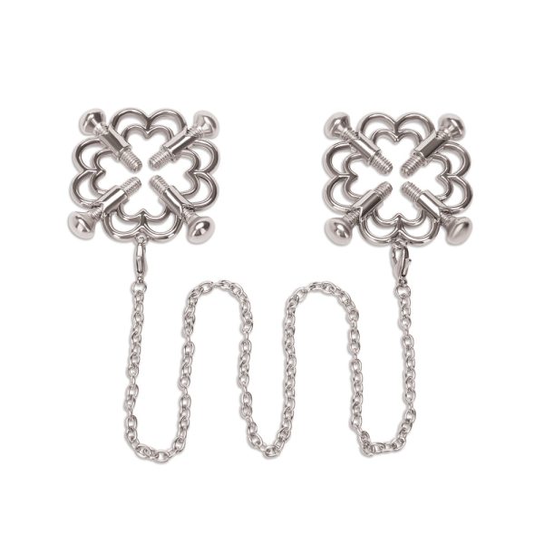 Me You Us Flower Design Nipple Chain - Image 3