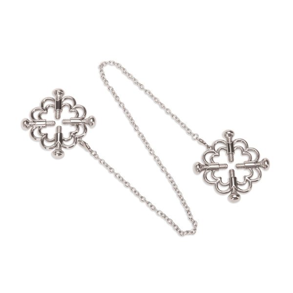 Me You Us Flower Design Nipple Chain - Image 4
