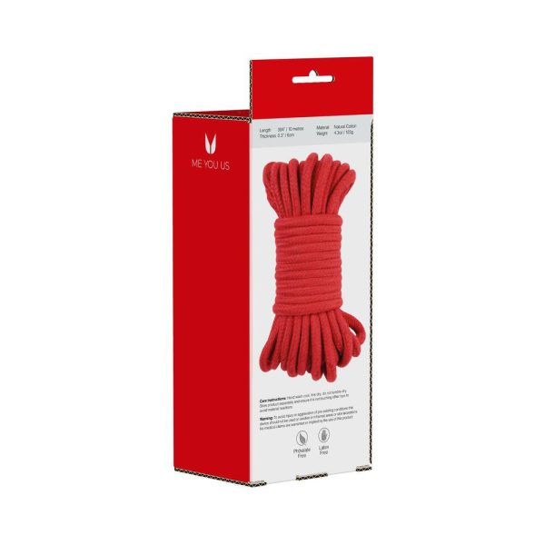 Me You Us Tie Me Up Rope 10m Red - Image 3