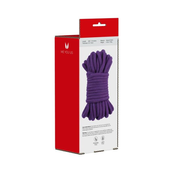Me You Us Tie Me Up Rope 10m Purple - Image 3