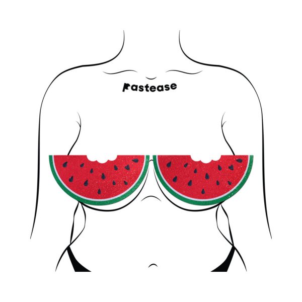Pastease Watermelon Slice with a Bite Full Breast Covers Suppoort Tape - Image 4