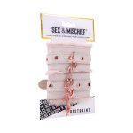 Sportsheets Sex & Mischief Peaches ''n CreaMe Fur Handcuffs