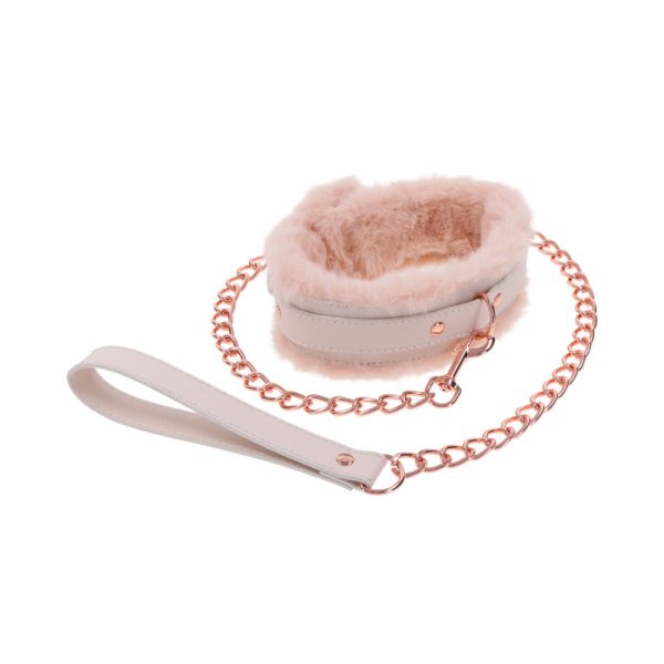 Sportsheets Sex & Mischief Peaches ''n CreaMe Fur Collar & Leash - Image 7