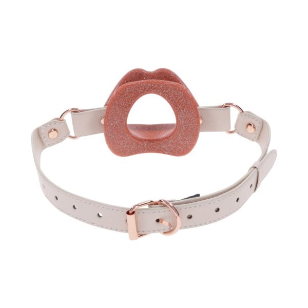 Sportsheets Sex & Mischief Peaches ''n CreaMe Silicone Lips Gag - Image 7