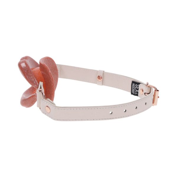 Sportsheets Sex & Mischief Peaches ''n CreaMe Silicone Lips Gag - Image 8