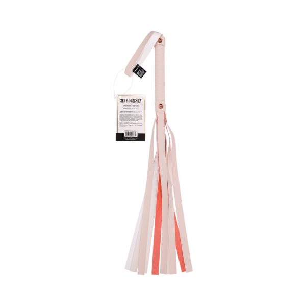 Sportsheets Sex & Mischief Peaches ''n CreaMe Stripe Flogger - Image 3