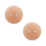 Neva Nude Peek-A-Boo Piercing Bling Reusable Silicone Nipple Pasties