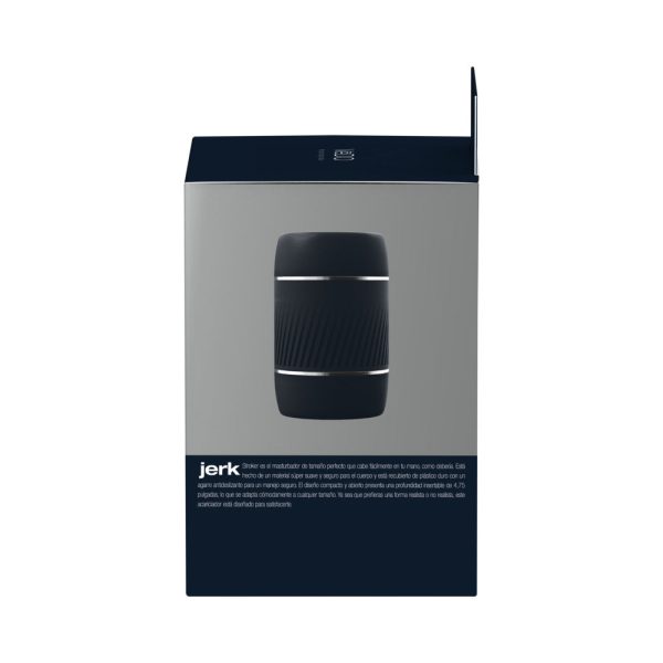 VeDO Jerk Masturbation Sleeve Black with Clear Sleeve - Image 8