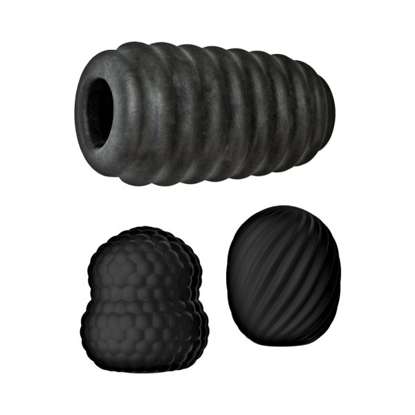 Delite Pocket Masturbator Kit Black - Image 3