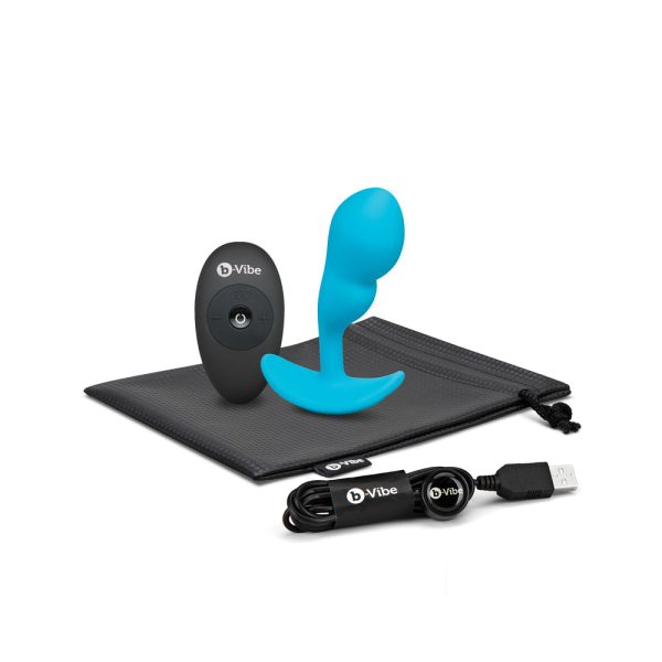 b-Vibe Vibrating P-Spot Snug Plug Small with Rechargeable Remote Control - Image 10