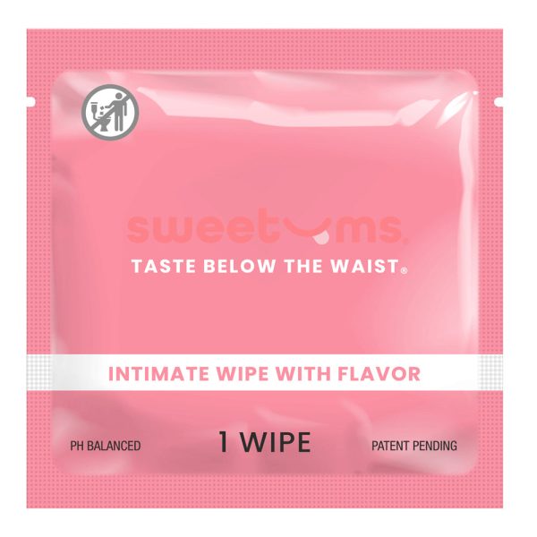 Sweetums Intimate Wipes Cherry Flavor 10-Pack - Image 2