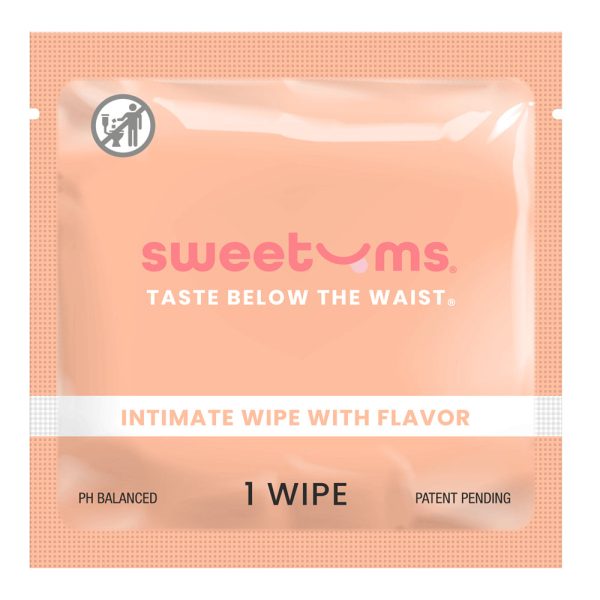Sweetums Intimate Wipes Mango Flavor 10-Pack - Image 2