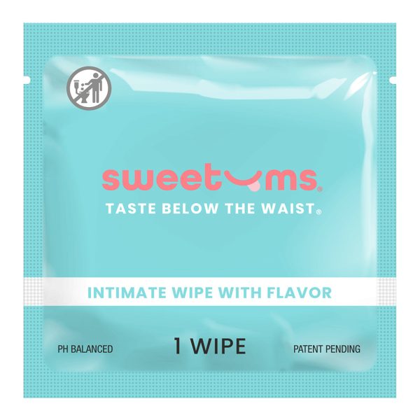 Sweetums Intimate Wipes Cinnamon Bun Flavor 10-Pack - Image 2