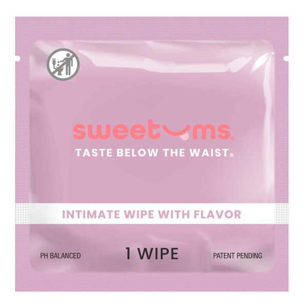 Sweetums Intimate Wipes Grape Flavor 10-Pack - Image 2