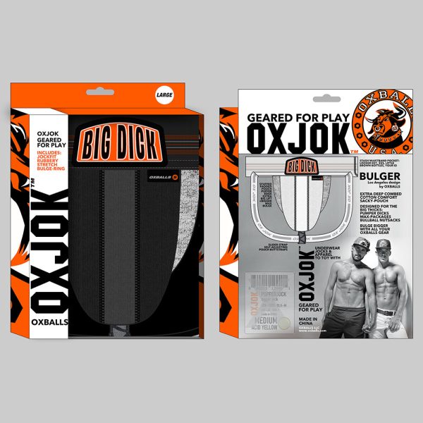 Oxballs Oxjok Bulger Pumper-Sack Slider Jock Black Iron M - Image 6