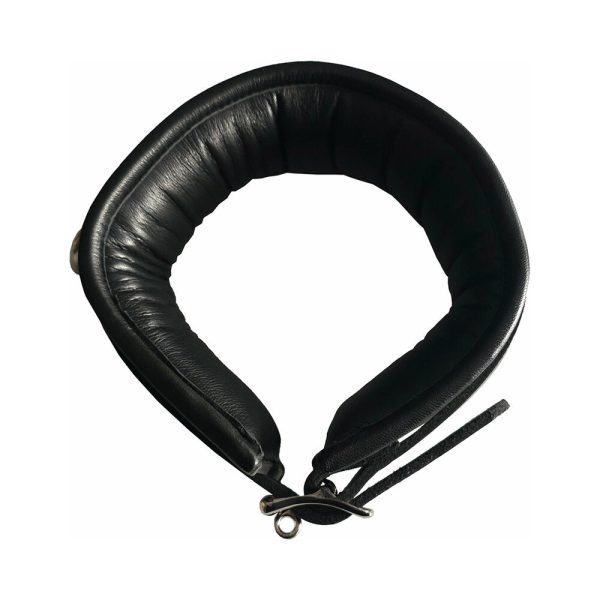 Rouge Leather Padded Collar Black - Image 2