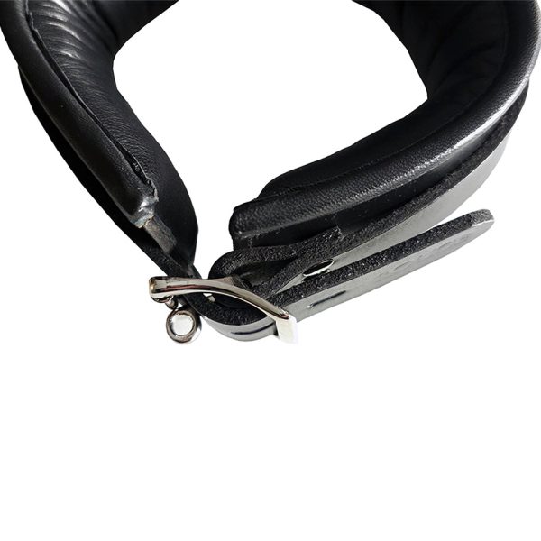 Rouge Leather Padded Collar Black - Image 3
