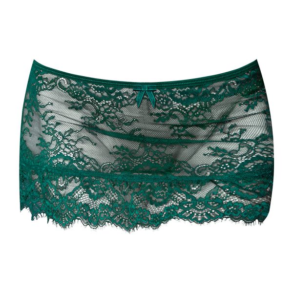 Magic Silk Evermore Flounce Skirt Emerald S/M - Image 3