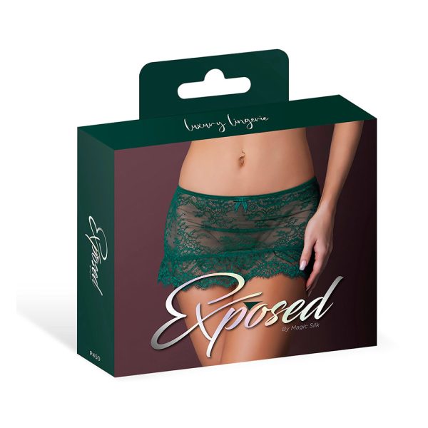 Magic Silk Evermore Flounce Skirt Emerald S/M - Image 5
