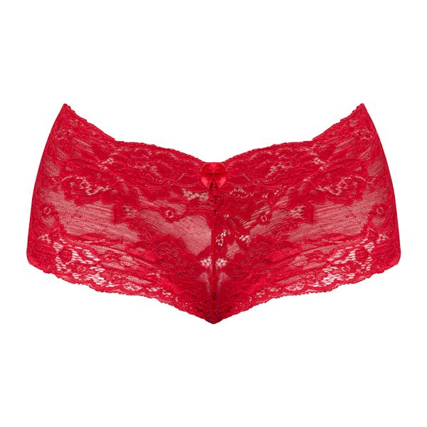 Magic Silk Sugar High Lace Boy Short Red L/XL - Image 3
