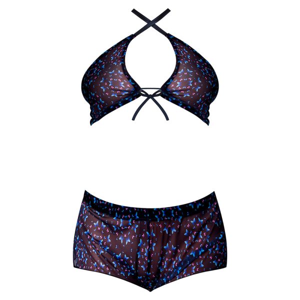 Magic Silk Hazy Dayz Halter Top & Hot Short Set Butterfly S/M - Image 4
