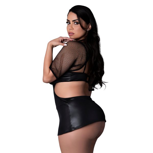 Magic Silk Dress Up Miss Behaving Set Costume Black Queen Size - Image 2