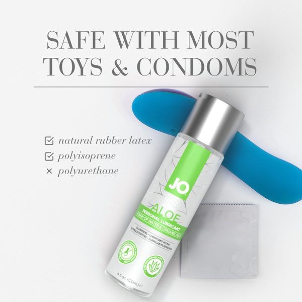 JO Aloe Water-Based Lubricant Original 4 oz. - Image 4