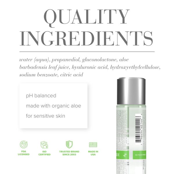 JO Aloe Water-Based Lubricant Original 8 oz. - Image 4