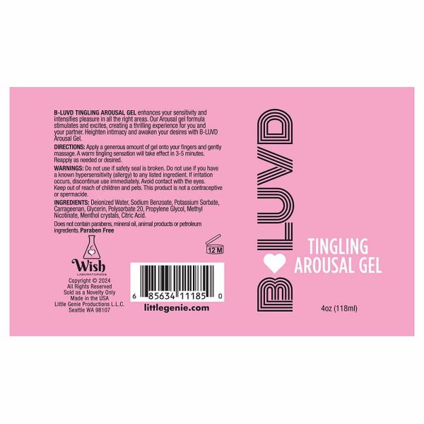 B-Luvd Arousal Gel 4 oz. - Image 3