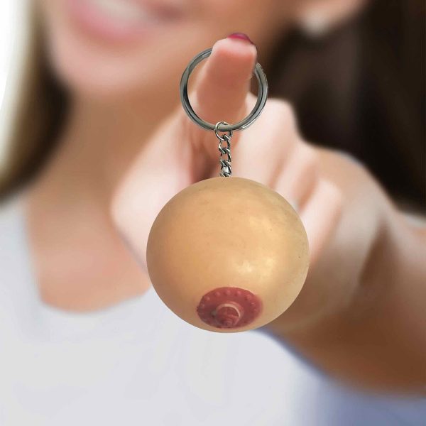 Super Fun Key Chain One Squishy Boob - Image 2