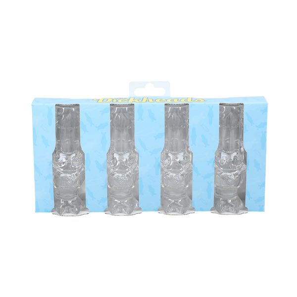 The Dickheads Bride Tall Shot Glass Clear - Image 4