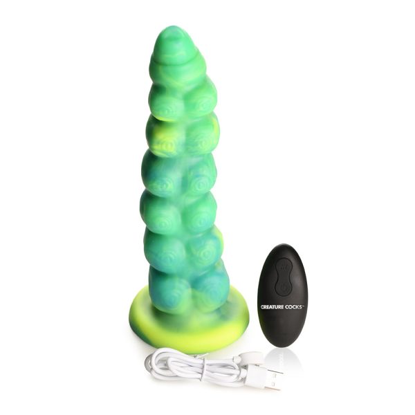 Creature Cocks Squirmer Thrusting & Vibrating Silicone Dildo - Image 10