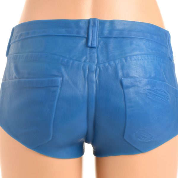 Strap U Booty Shorts Dildo Silicone Strap-On Harness 6 in. Small - Image 9