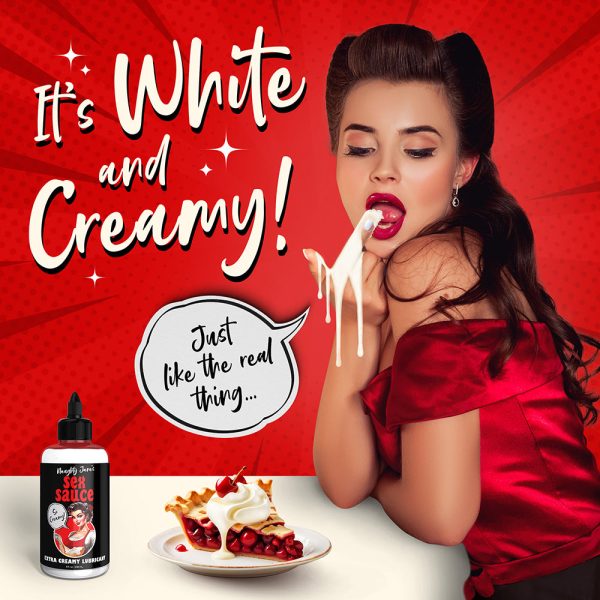 Naughty Jane''s Sex Sauce Extra Creamy Lubricant 8 oz. - Image 8