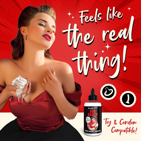 Naughty Jane''s Sex Sauce Extra Creamy Lubricant 8 oz. - Image 9