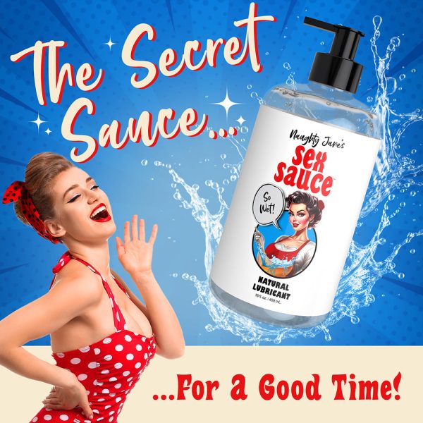 Naughty Jane''s Sex Sauce Natural Lubricant 16 oz. - Image 3