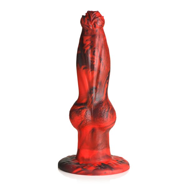 Creature Cocks Hell Wolf Thrusting & Vibrating Silicone Dildo - Image 4