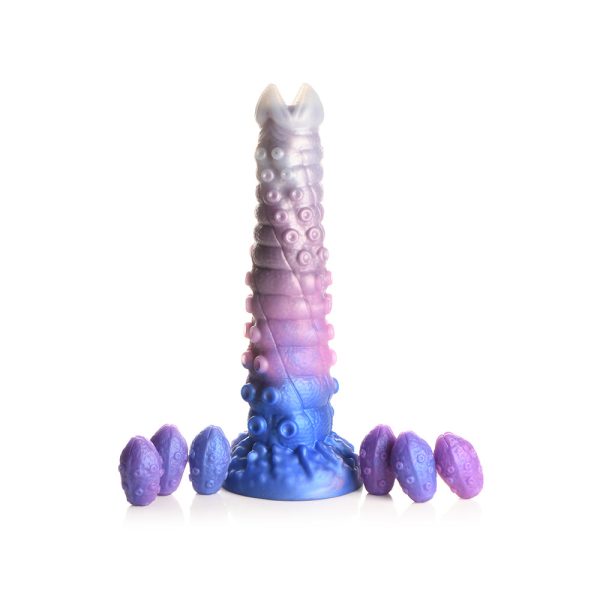 Creature Cocks Tenta-Queen Ovipositor Silicone Dildo with Eggs - Image 3