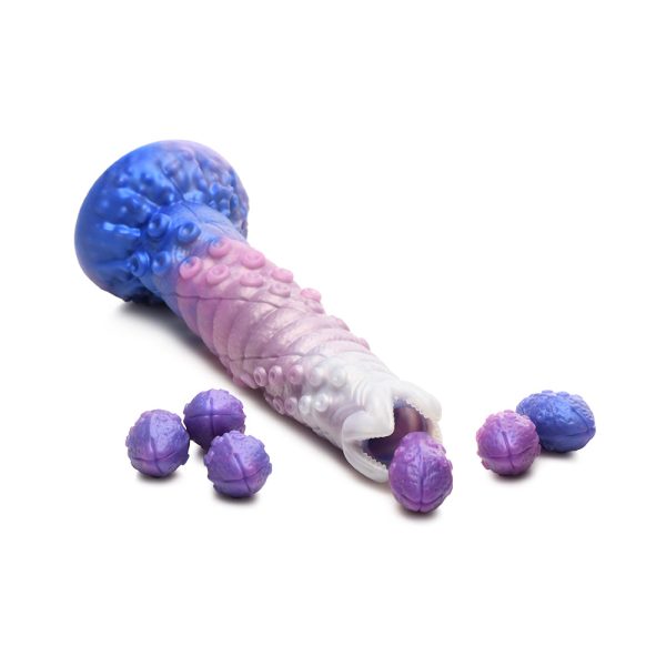 Creature Cocks Tenta-Queen Ovipositor Silicone Dildo with Eggs - Image 6