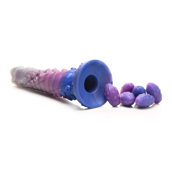 Creature Cocks Tenta-Queen Ovipositor Silicone Dildo with Eggs - Image 9